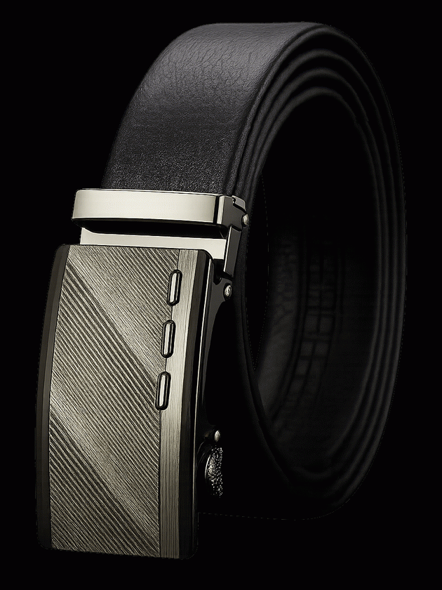 Automatic Buckle Noir Steel Kaiš