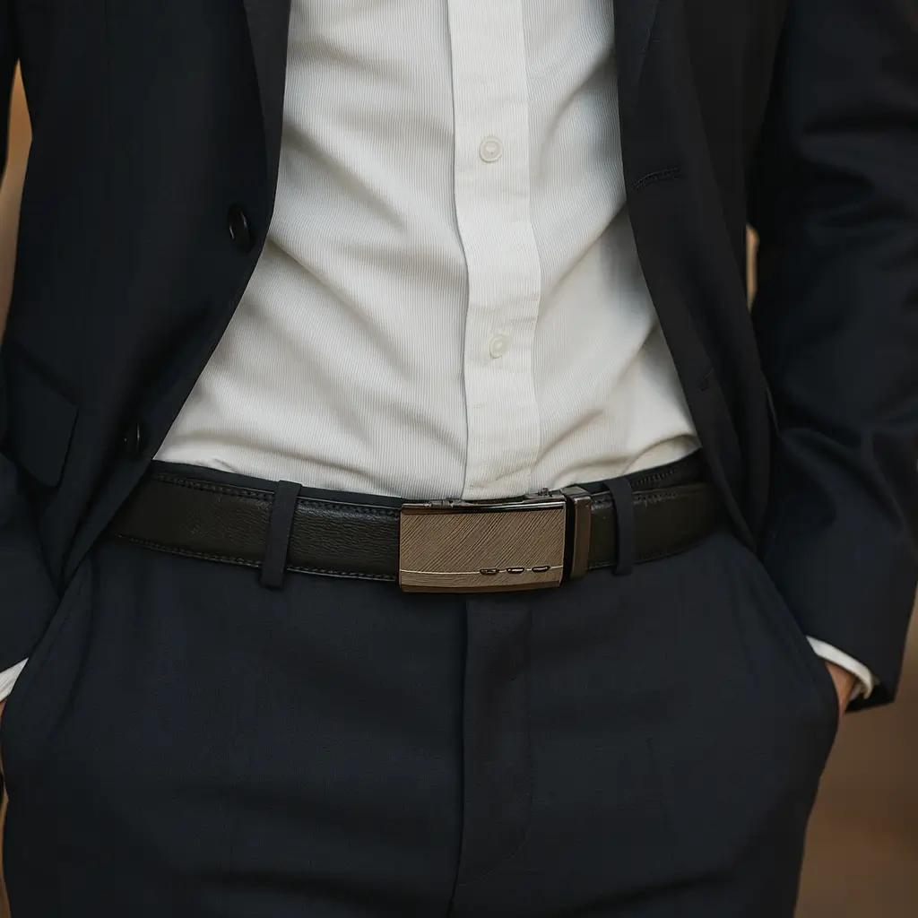 Automatic Buckle Noir Steel Kaiš - Slika 2