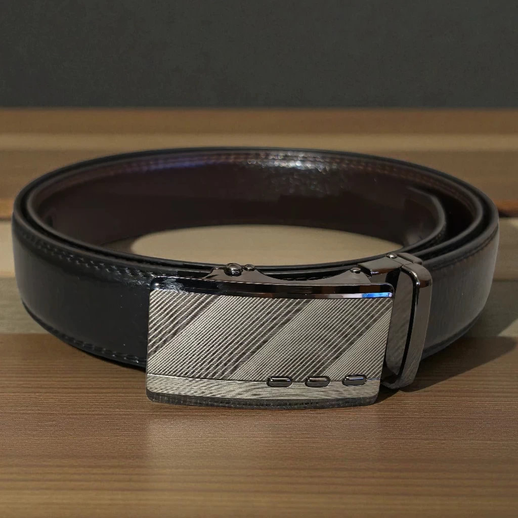 Automatic Buckle Noir Steel Kaiš - Slika 3