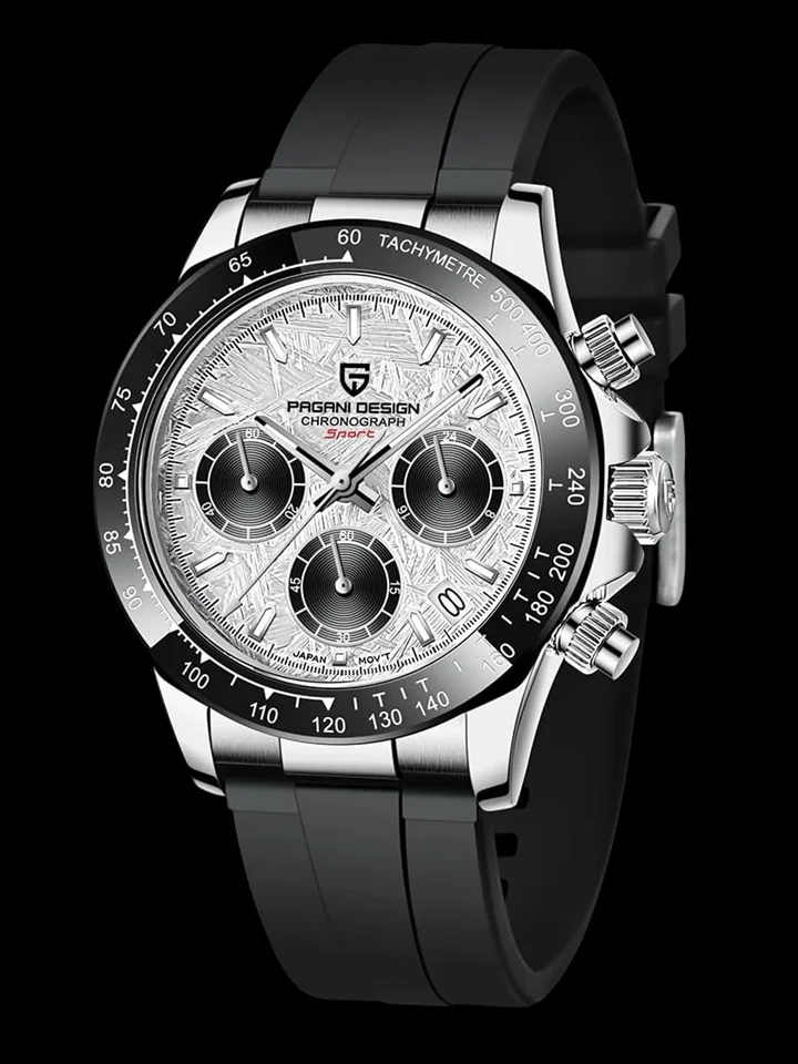 Pagani Design Cosmograph Daytona Silver Meteorit