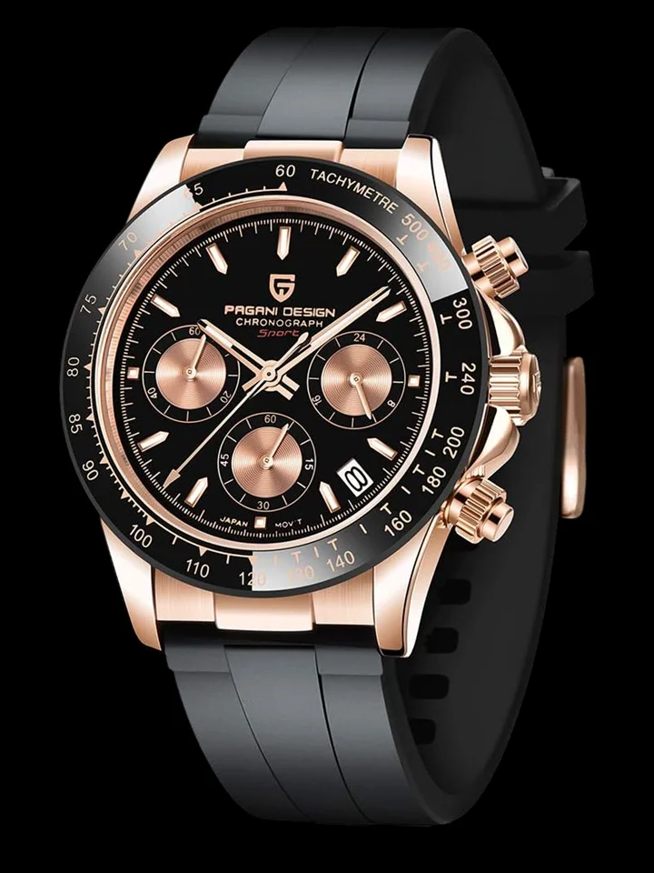 Pagani Design Cosmograph Daytona Rose Black