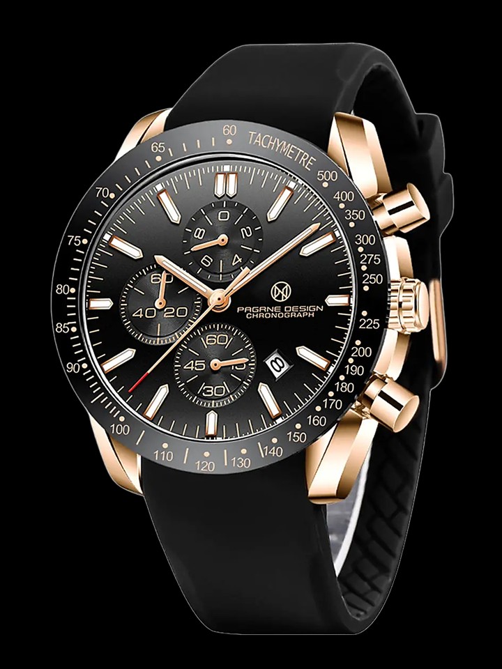 Pagrne Sport Black Rose Gold